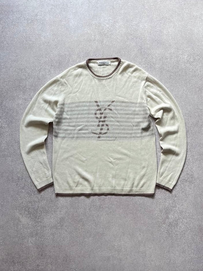 YSL Big Logo Sweater L