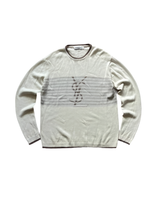 YSL Big Logo Sweater L