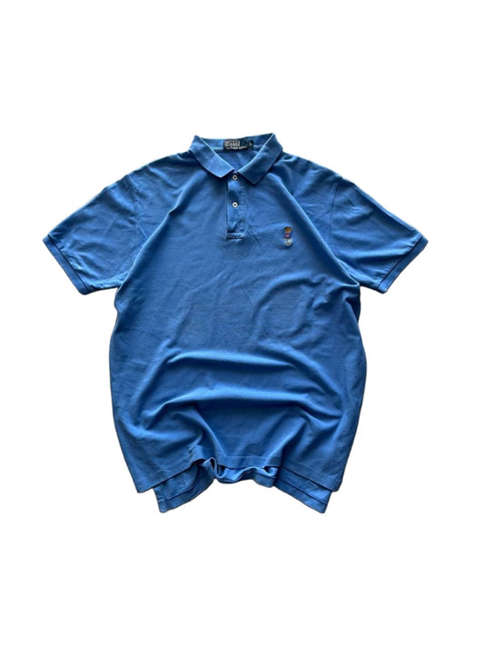 Vintage Polo Bear Blue Shirt L Lautaro archive