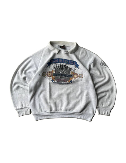 Vintage Harley Davidson Boxy Sweatshirt L Lautaro archive