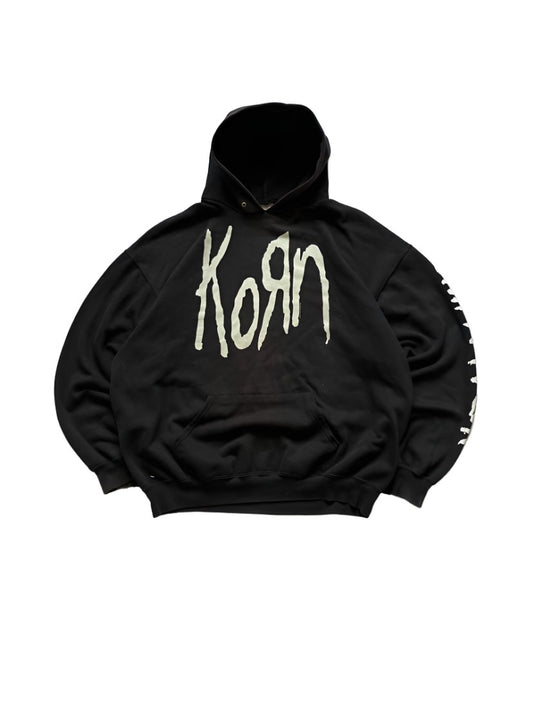 Vintage Korn Boxy Heavy Cotton Hoodie XL Lautaro archive