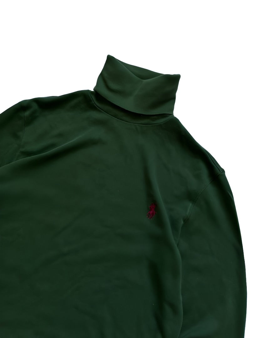 Vintage Polo Ralph Lauren Irish Green Turtleneck M Lautaro archive